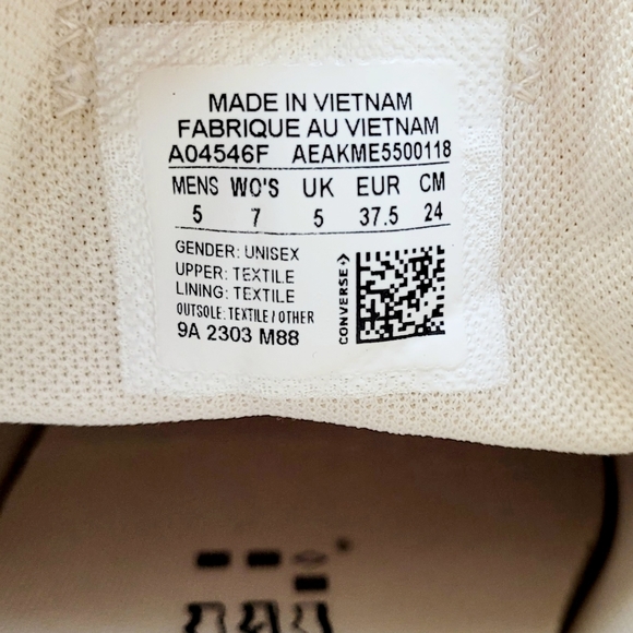 Converse CTAS OX Phantom Violet Women's 7 - Picture 6 of 6